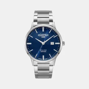 Men's Blue Analog Stainless Steel Watch 718833 41 45 70