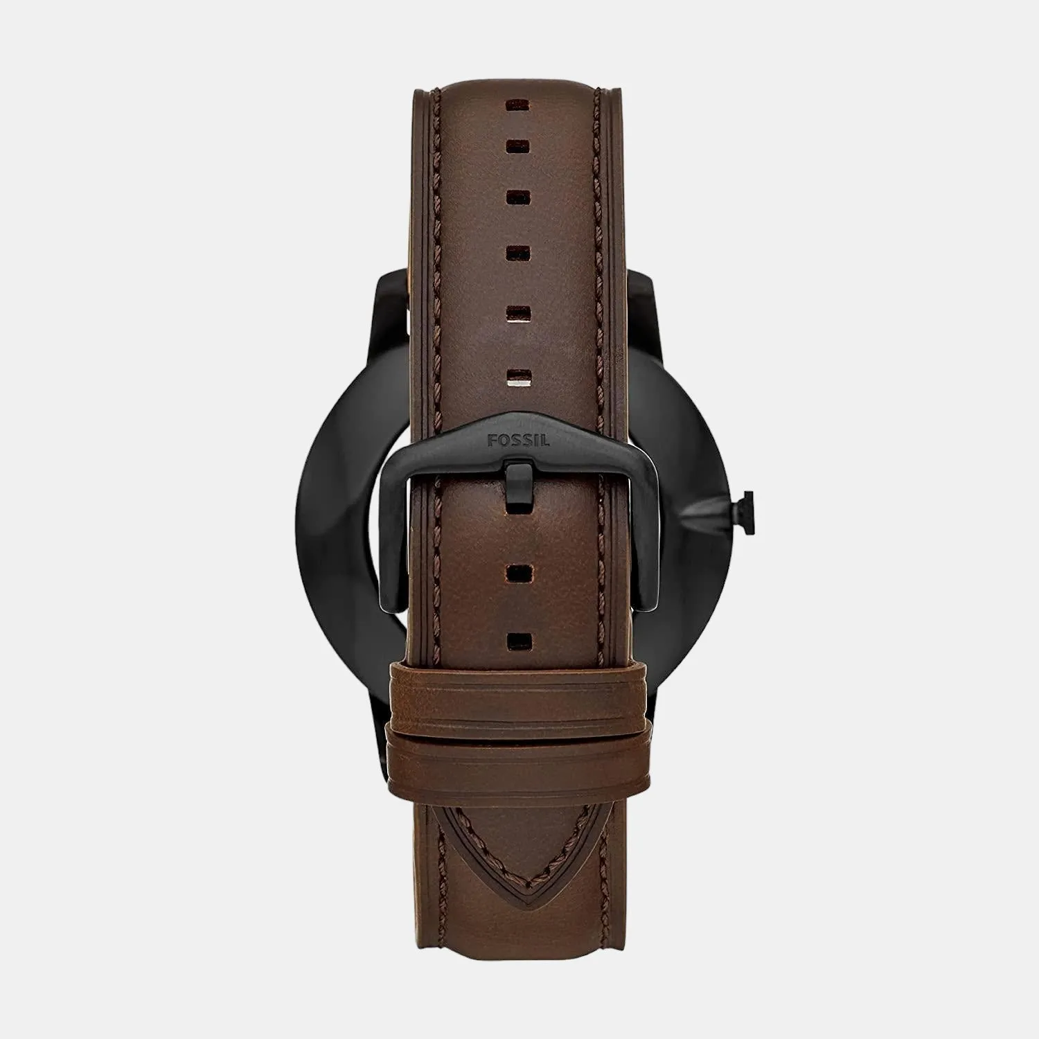 Men's Brown Analog Leather Watch FS5551