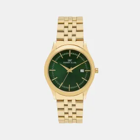 Men's Gold Analog Brass Watch 1003B-M0214