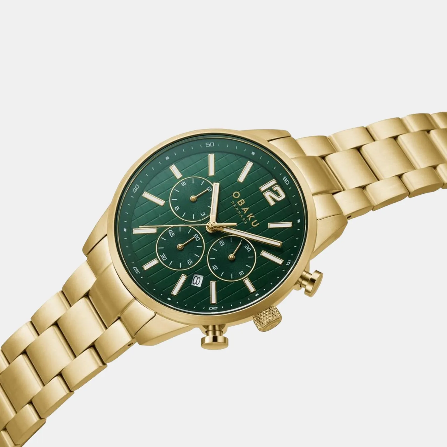 Men's Green Stainless Steel Chronograph Watch V205GUGESG