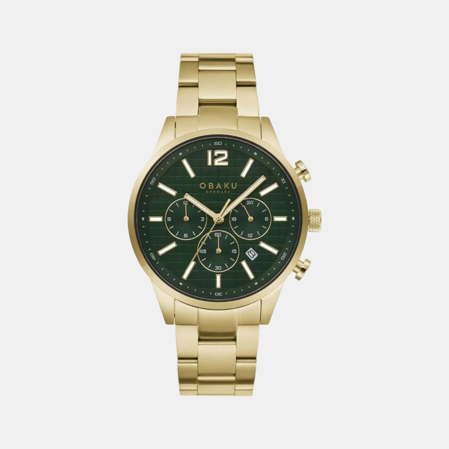 Men's Green Stainless Steel Chronograph Watch V205GUGESG