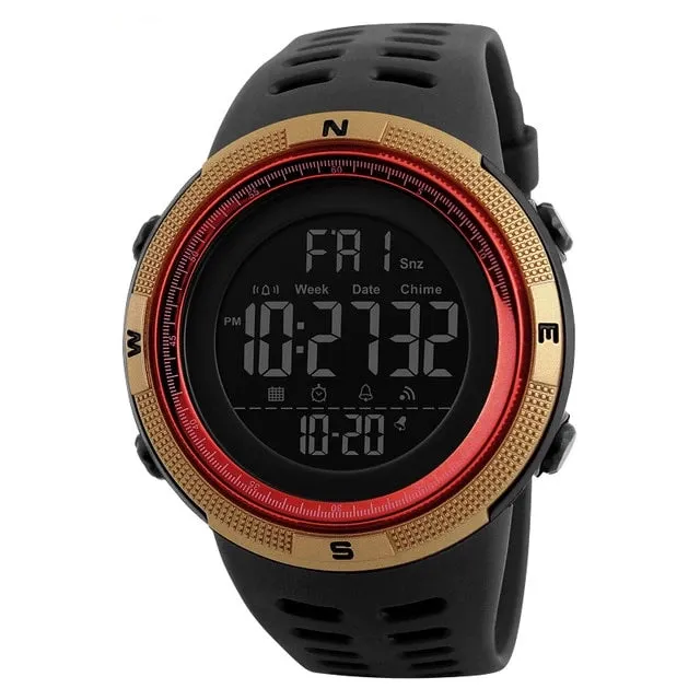 Men's LED Digital Multifunction Sports Watch