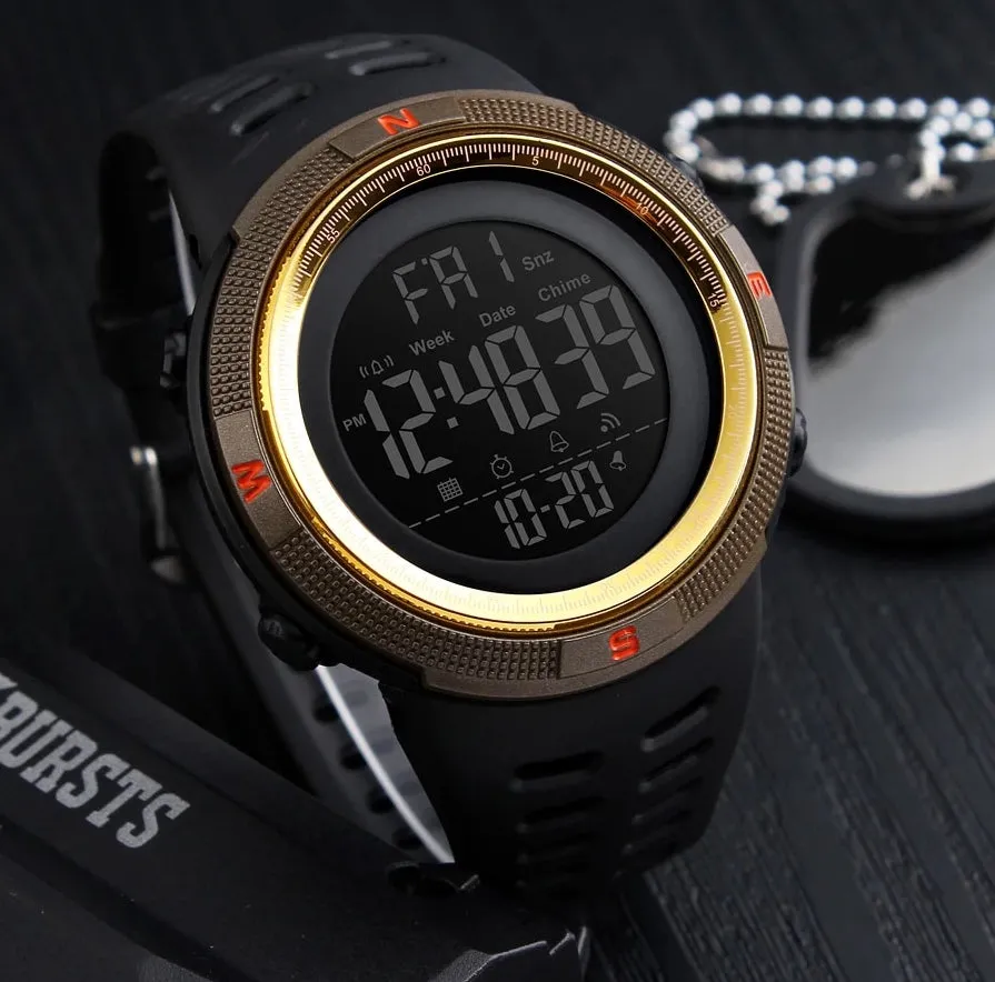 Men's LED Digital Multifunction Sports Watch