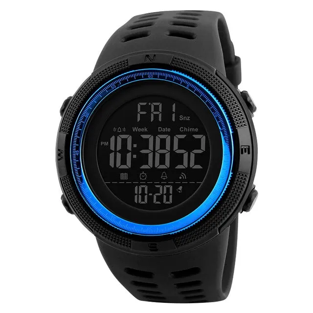 Men's LED Digital Multifunction Sports Watch