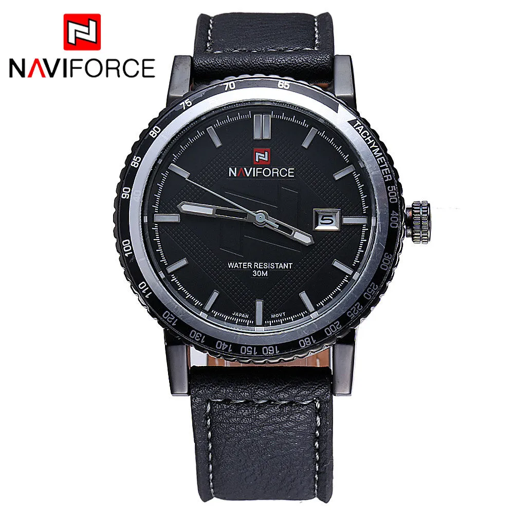 Mens Watches Top Brand Luxury Quartz Watch Fashion Genuine Leather Watches for men