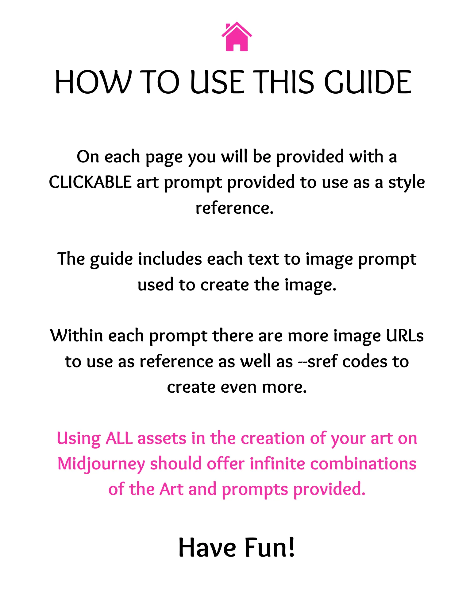 MIDJOURNEY PROMPT GUIDE WITH STYLE REFERENCE | 0716B SISTERS