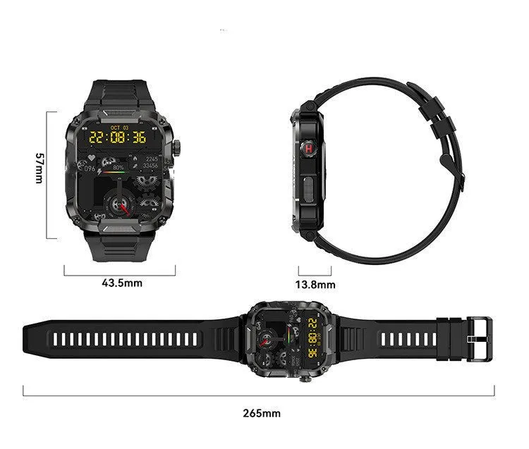 MK66 Bluetooth Smart Watch With 400MAH Large Battery