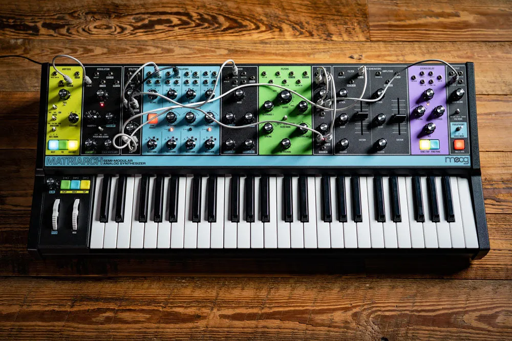 Moog Matriarch Patchable 4-note Paraphonic Analogue Synthesiser