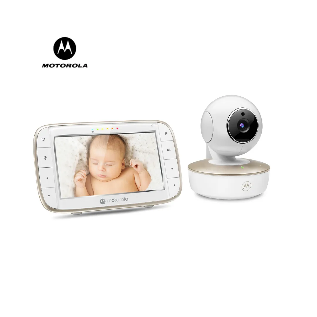 Motorola VM855 CONNECT 5.0” Portable Wi-Fi® Video Baby Monitor with Flexible Crib Mount