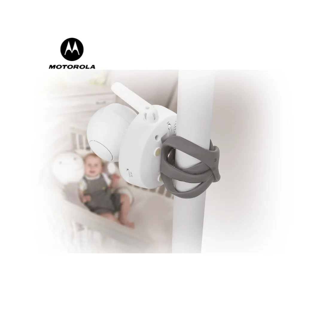 Motorola VM855 CONNECT 5.0” Portable Wi-Fi® Video Baby Monitor with Flexible Crib Mount