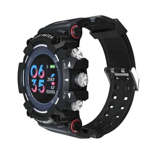 New Colour Screen Sport Smart Watch 50 ATM Waterproof Men Heart Rate Monitoring Smartwatch For iPhone Android