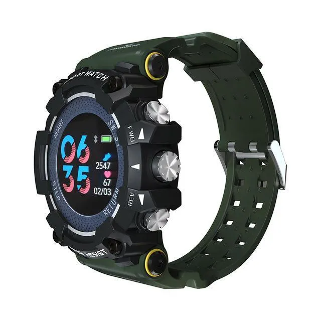 New Colour Screen Sport Smart Watch 50 ATM Waterproof Men Heart Rate Monitoring Smartwatch For iPhone Android