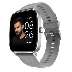 Noise Newly Launched Quad Call 1.81" Display, Bluetooth Calling Smart Watch, AI Voice Assistance, 160 Hrs Battery Life, Metallic Build, in-Built Games, 100 Sports Modes, 100  Watch Faces(Silver Grey)