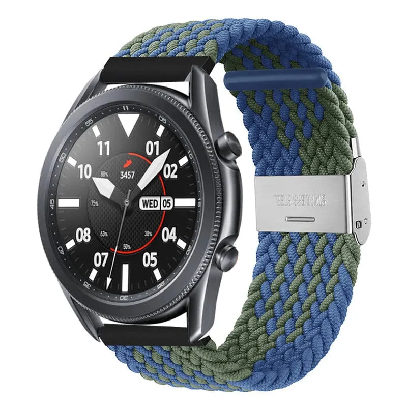 Nylon Braided Loop Watch Straps Compatible with the Xiaomi Mi Watch Smartwatch