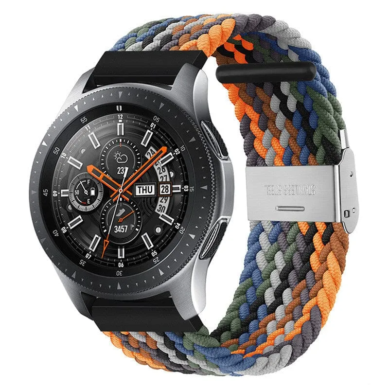 Nylon Braided Loop Watch Straps Compatible with the Xiaomi Mi Watch Smartwatch