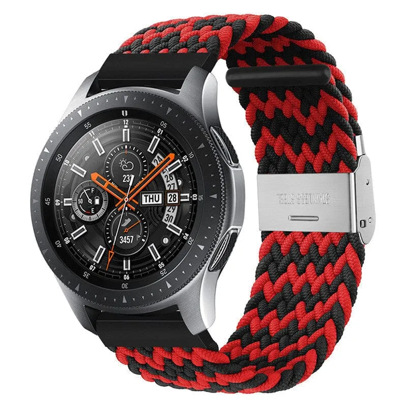 Nylon Braided Loop Watch Straps Compatible with the Xiaomi Mi Watch Smartwatch