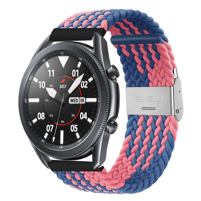 Nylon Braided Loop Watch Straps Compatible with the Xiaomi Mi Watch Smartwatch