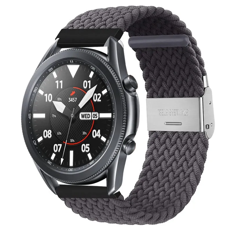 Nylon Braided Loop Watch Straps Compatible with the Xiaomi Mi Watch Smartwatch