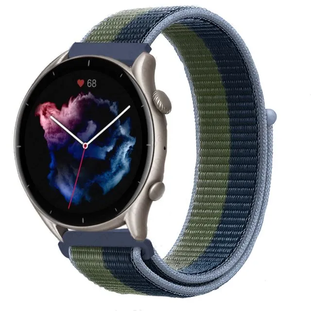 Nylon Sports Loop Watch Straps Compatible with the Xiaomi Amazfit Pace & Pace 2