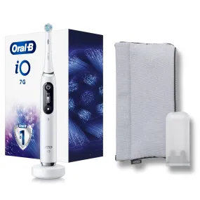 Oral-B iO Series 7G Rechargeable Electric Toothbrush, White, 1 Ct