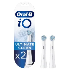 Oral B iO Ultimate Clean Refill Heads 2 Pack - White