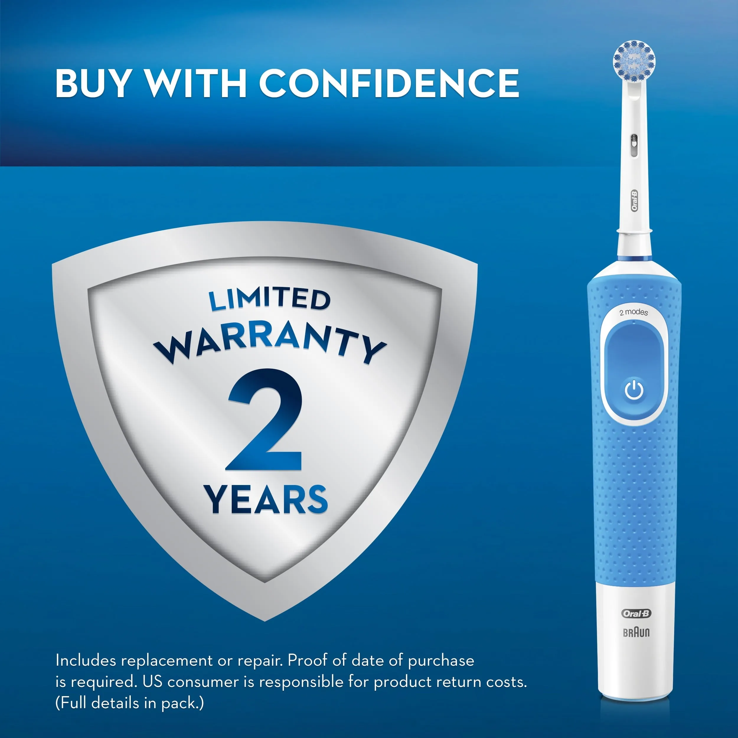 Oral-B Kids Electric Toothbrush with Sensitive Brush Head and Timer, Powered by Braun, for Kids 3 