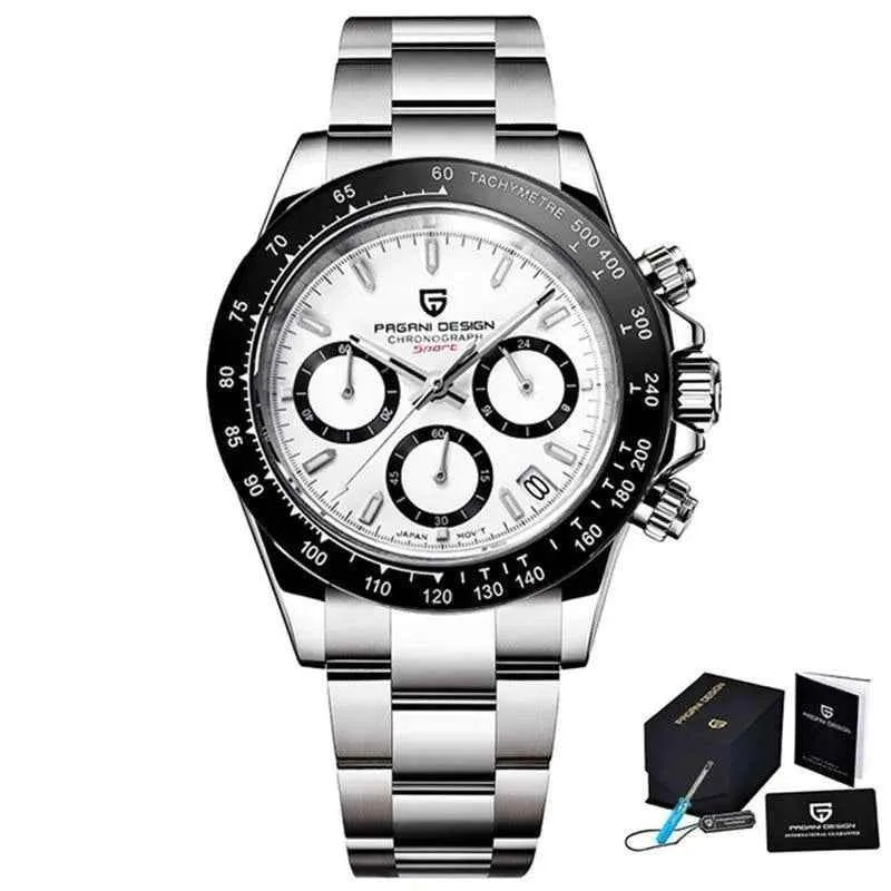 PD-1644 Men's Simple Watch - Quartz Sports Stainless Steel Wristwatch