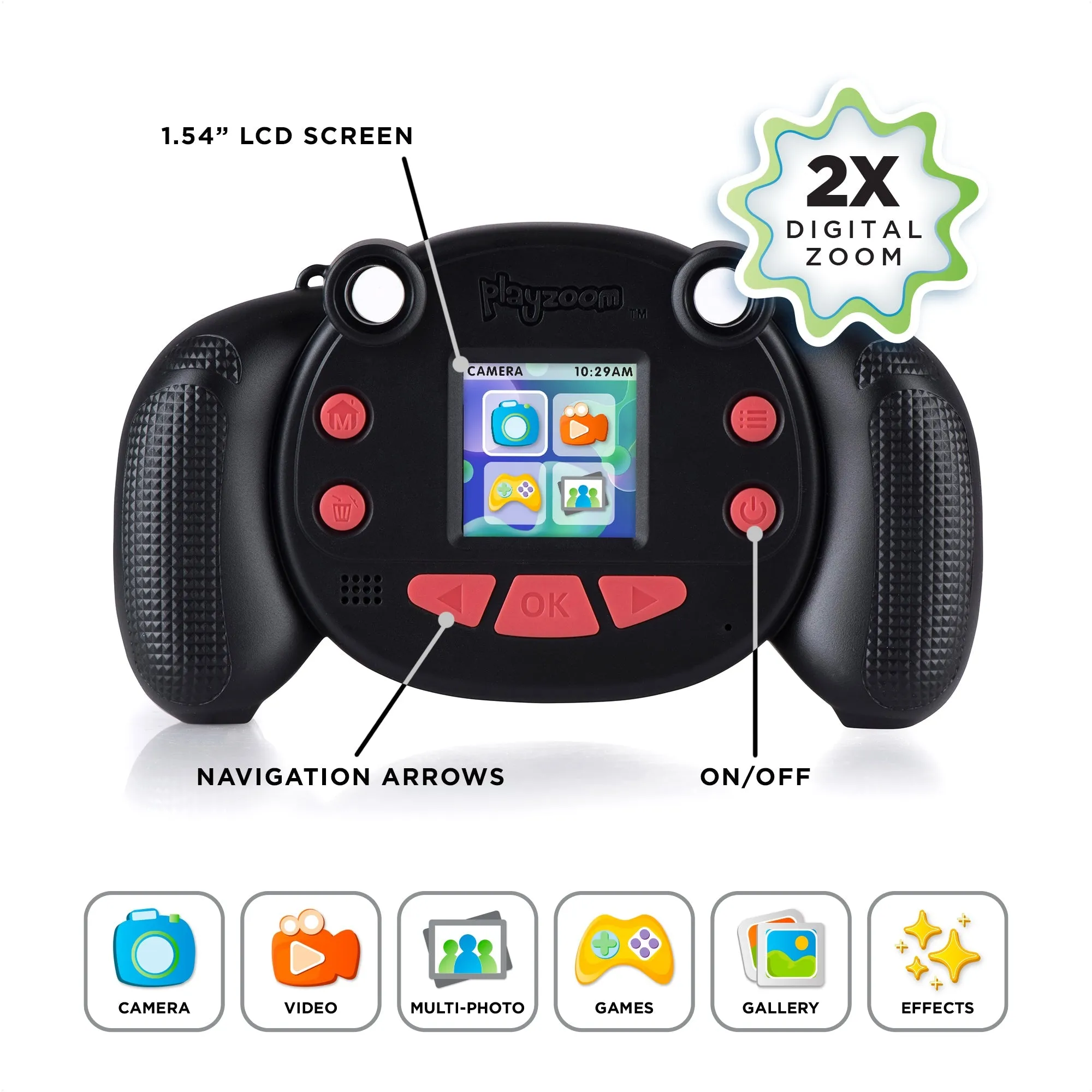 PlayZoom Snapcam, Black