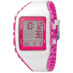 Reebok Workout Z1G Ladies Silicone Alarm, Chronograph Watch RF-WZ1-G9-PWIP-PP