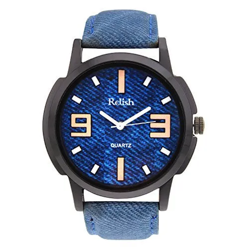 Relish Analog Blue Dial Men's Watch -RELISH-487