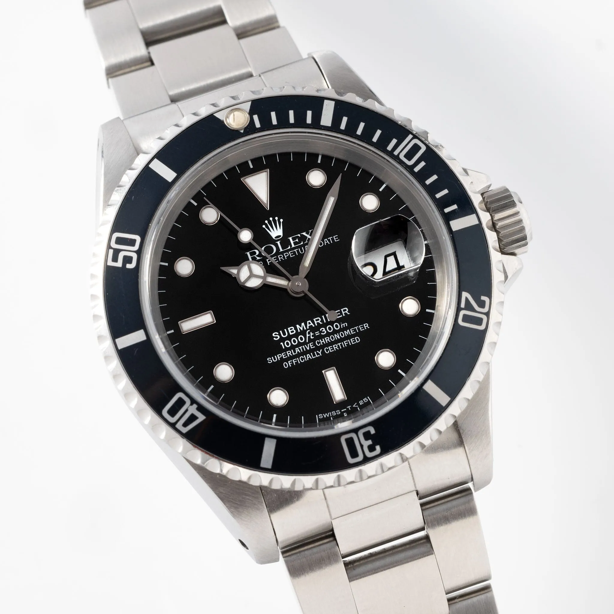 Rolex Submariner Date 16610 Tritium Dial