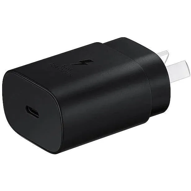 Samsung 25W USB-C Wall Charger Super Fast Charging Black