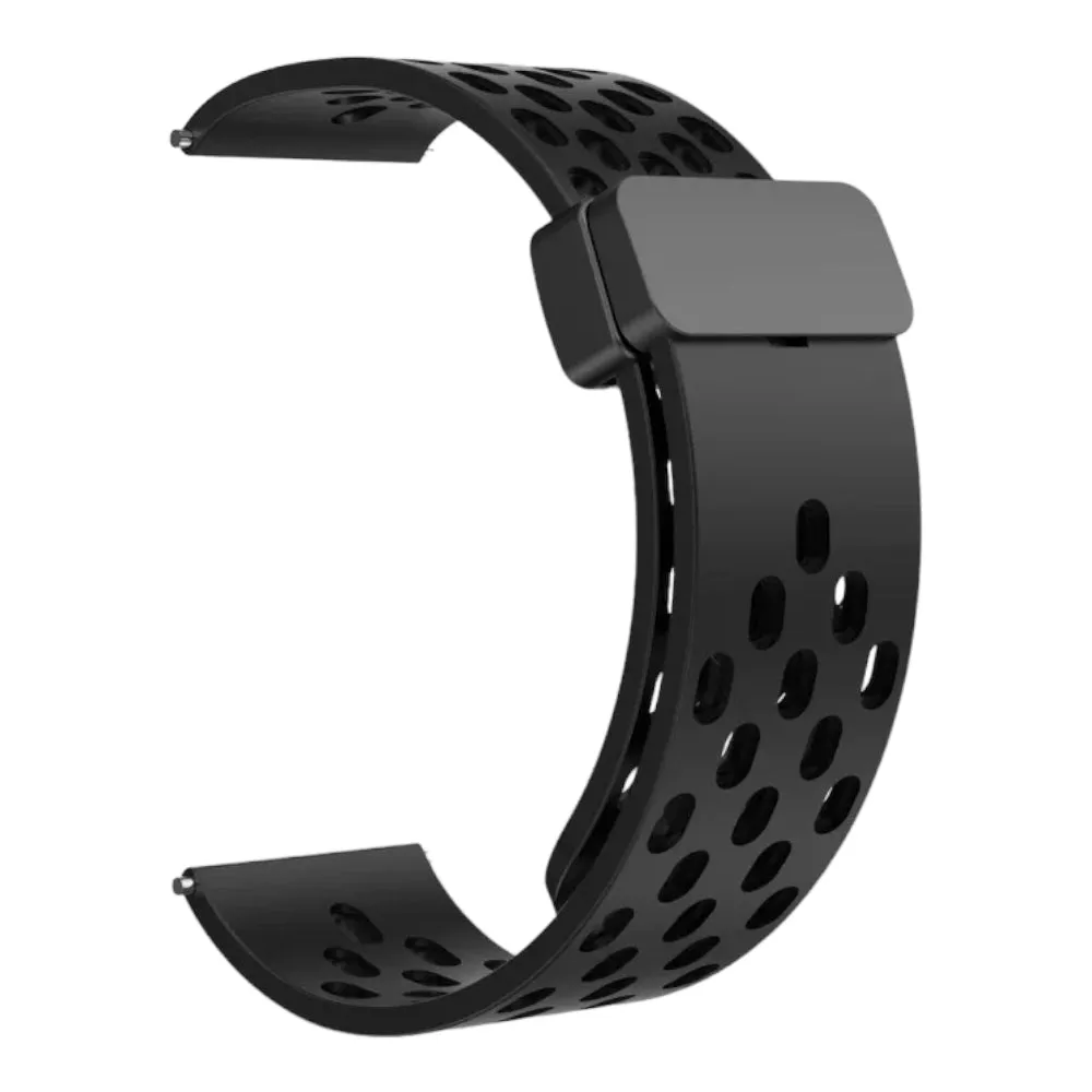 Samsung Galaxy Watch 4 Classic (42mm & 46mm) compatible Silicone Magnetic Sports Watch Straps