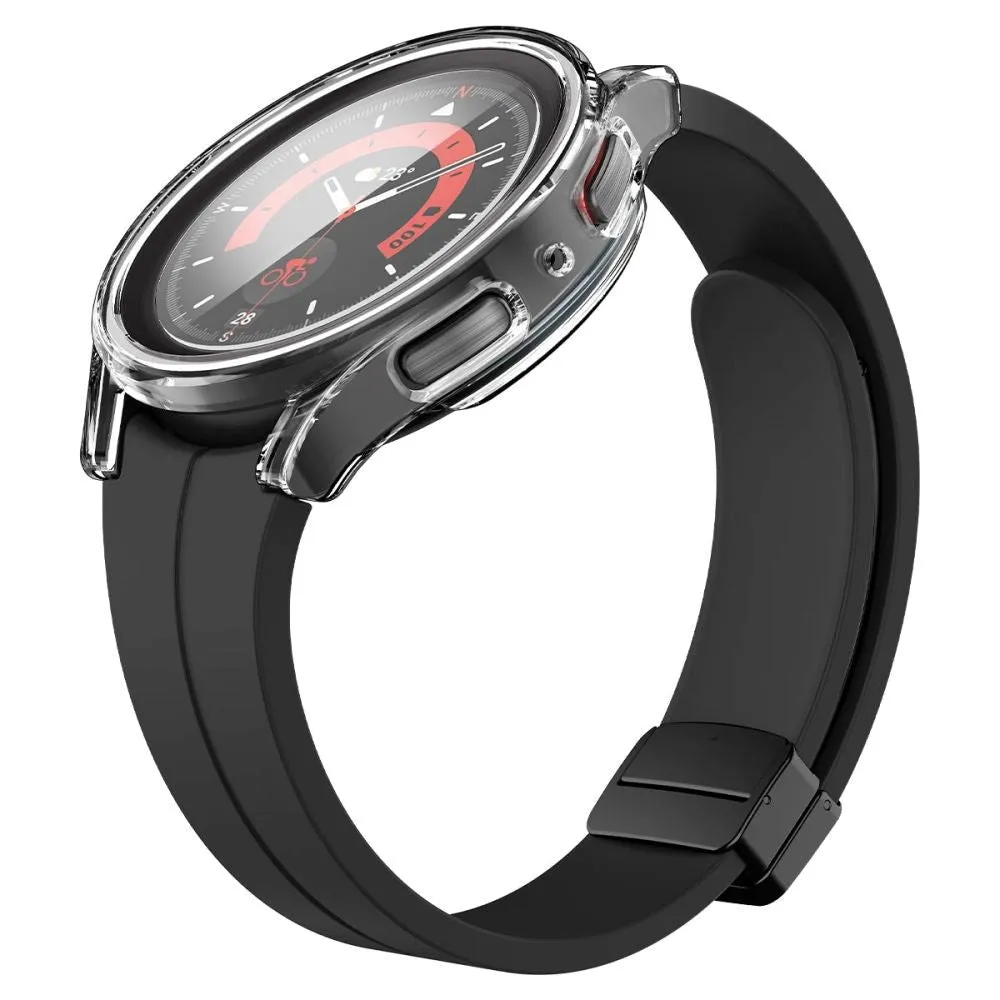 Samsung Galaxy Watch 5 Pro (45mm) Spigen Cover m. Skærmbeskyttelse - Gennemsigtig