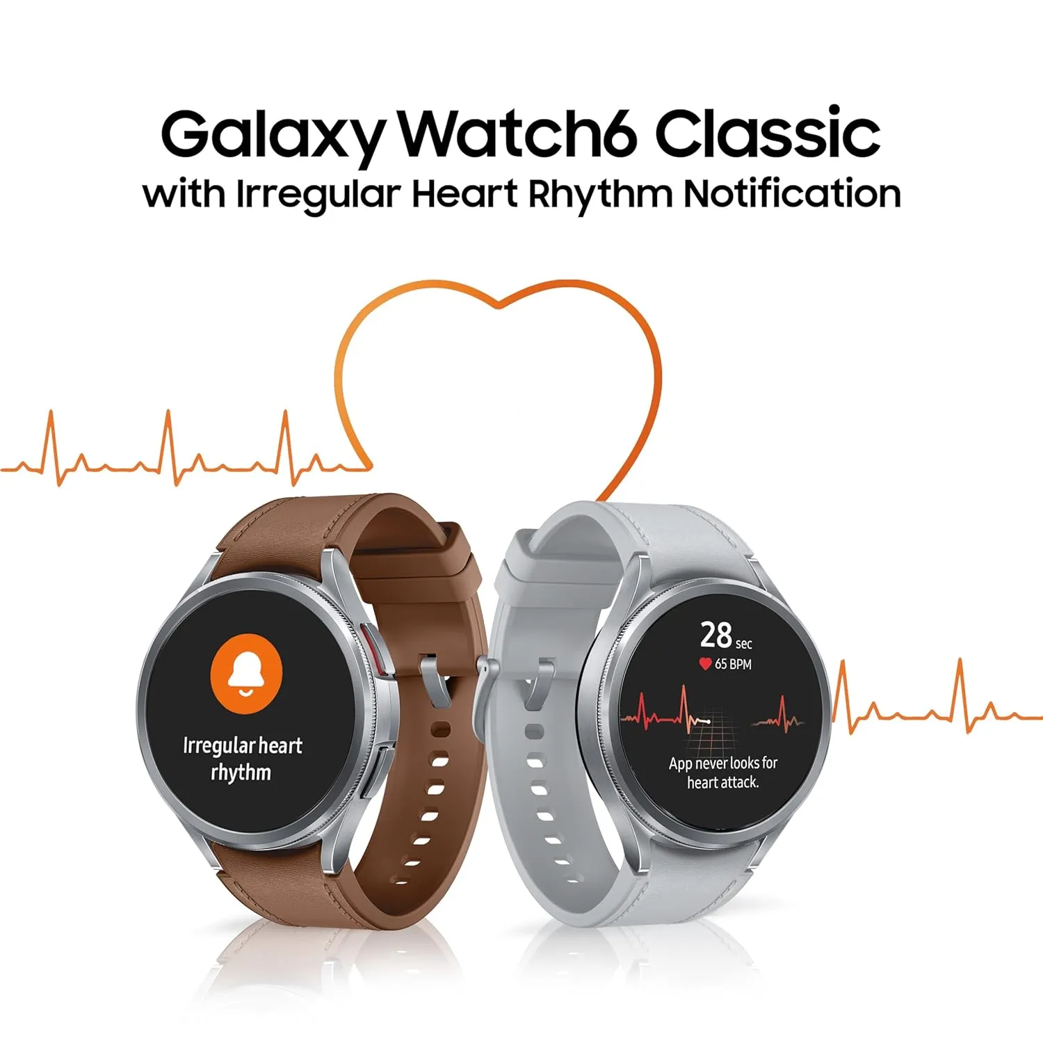 Samsung Galaxy Watch6 Classic Bluetooth (47mm, Black, Compatible with Android only) | Introducing BP & ECG Features