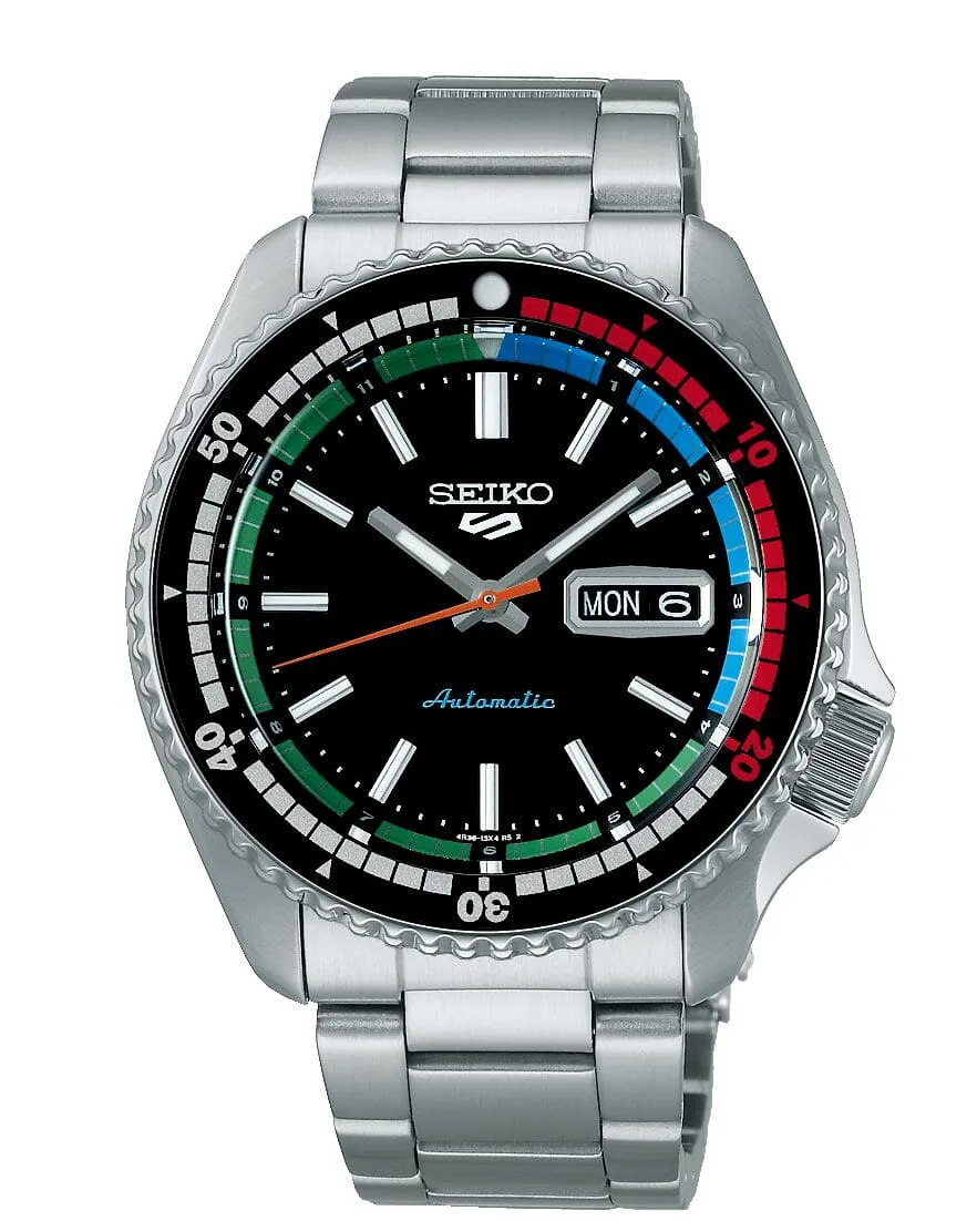 Seiko 5 Sports Retro Special Edition Watch Black Dial SRPK13K