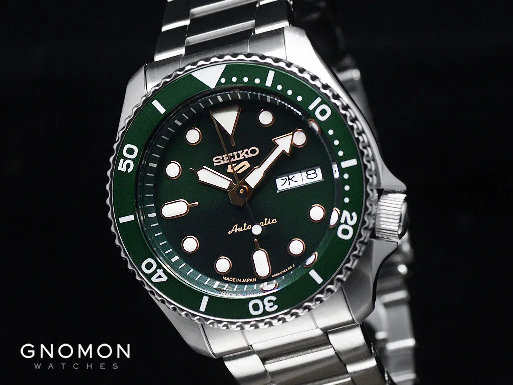 Seiko 5 Sports “Sports Style” Green Gilt Ref. SBSA013