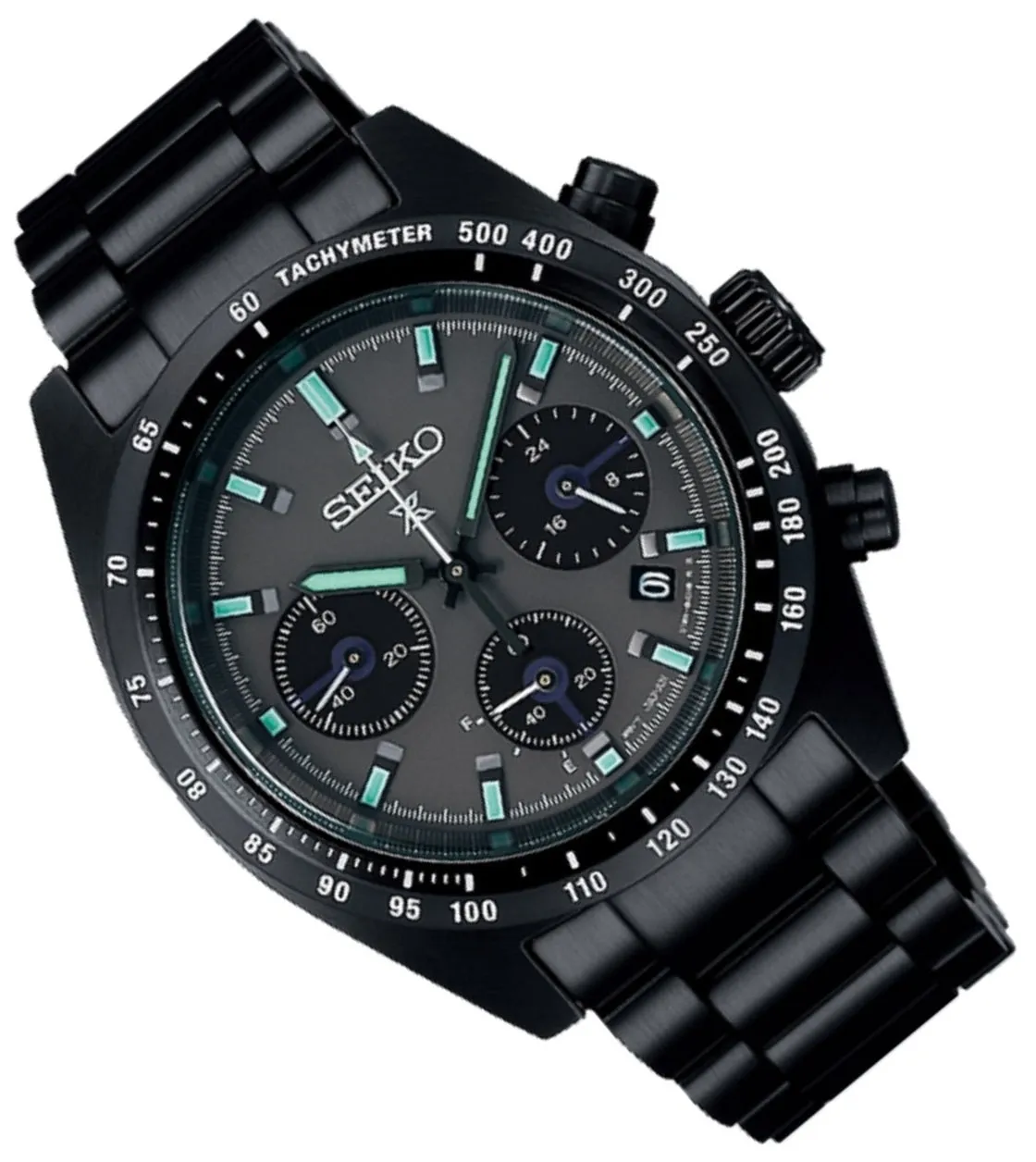 Seiko Prospex Black Series Night Speedtimer Solar Chronograph Watch SSC917P1