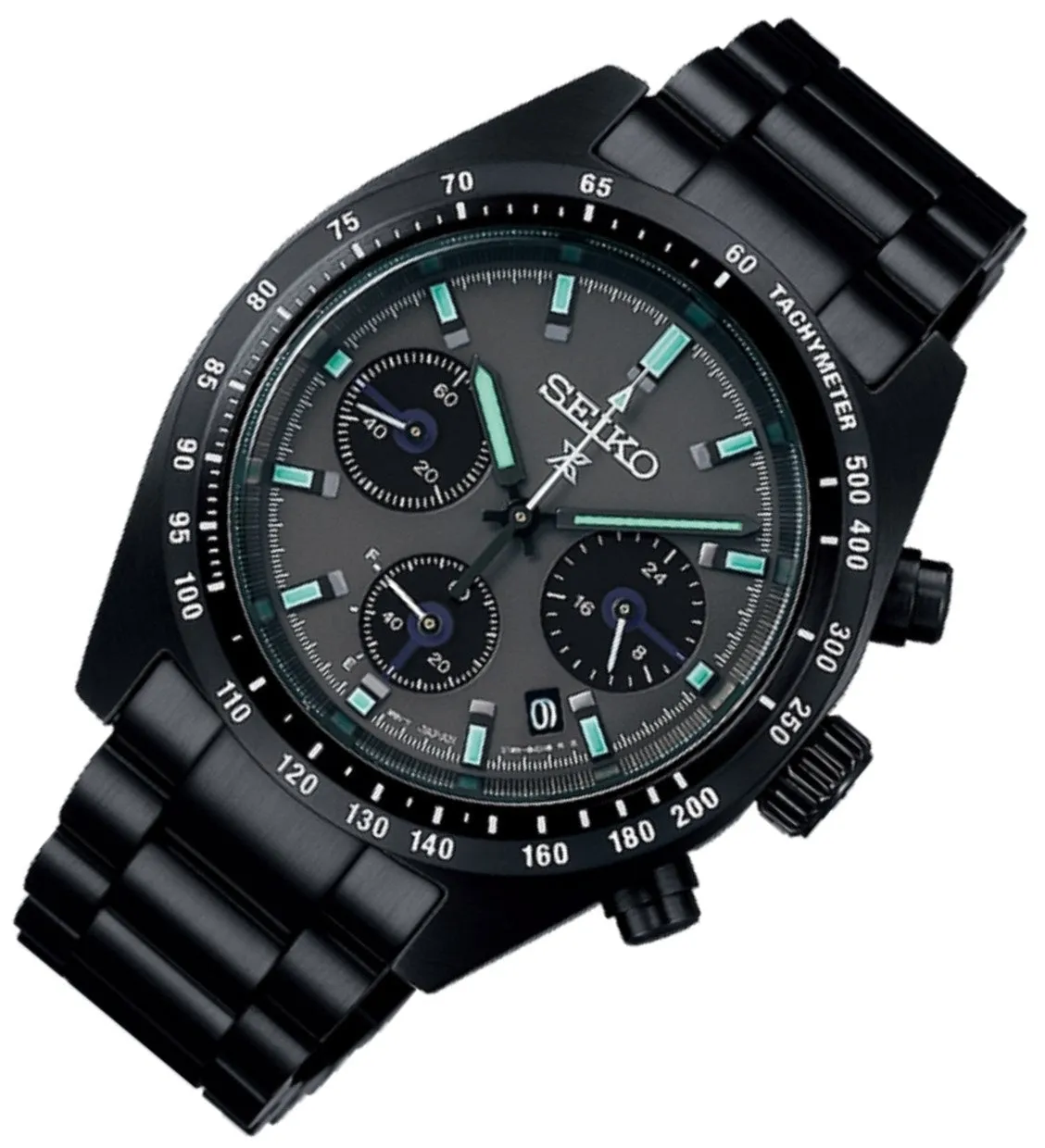 Seiko Prospex Black Series Night Speedtimer Solar Chronograph Watch SSC917P1