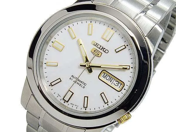 SEIKO SNKK07K1 Automatic Silver Stainless Watch for Men-