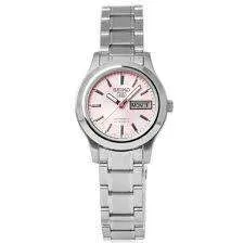 SEIKO SYMD91K1 Automatic Silver Stainless Steel Pink Dial Watch for Women