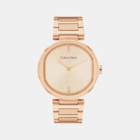 Sensation Women's Rose Gold Analog Stainless Steel Watch 25200431