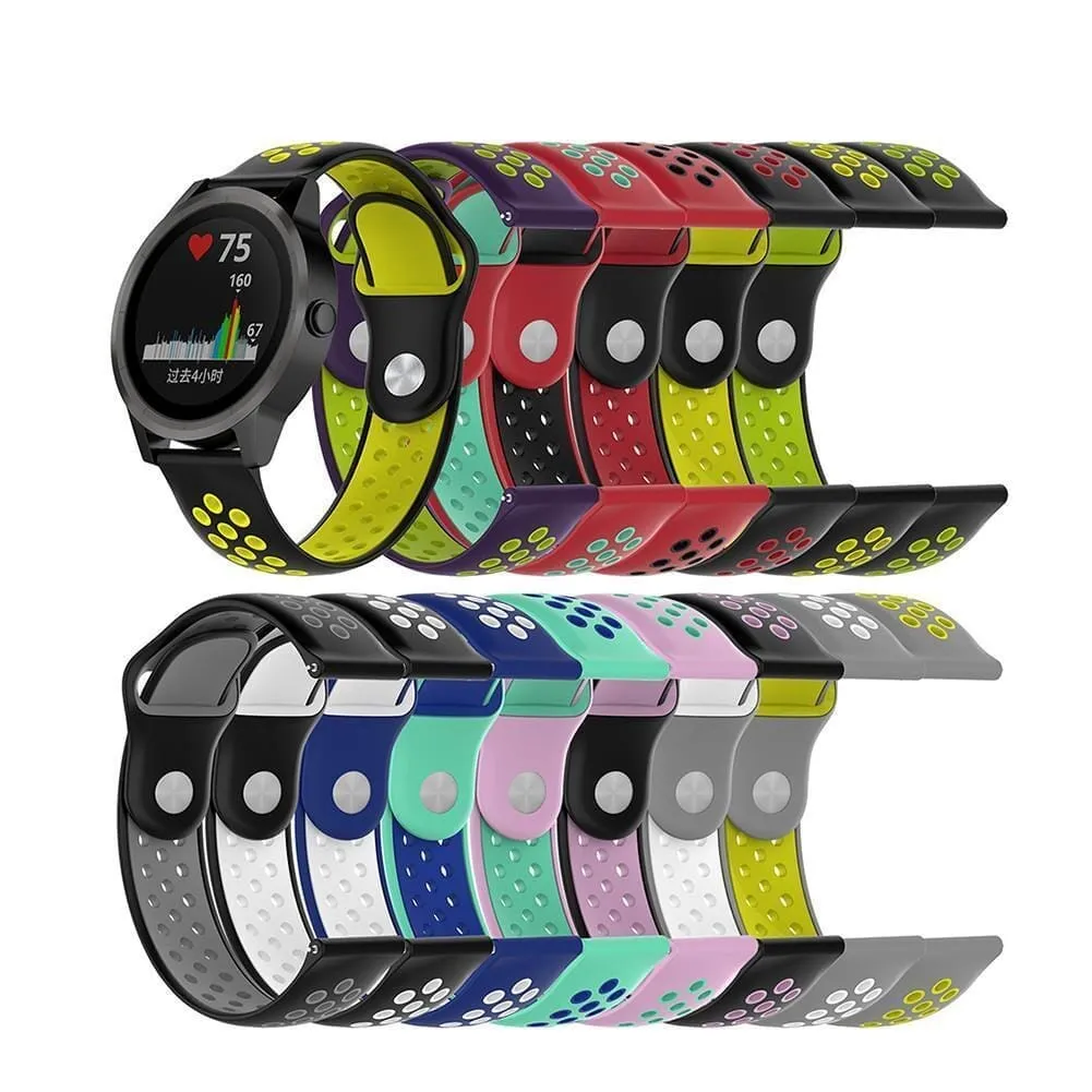 Silicone Sports Straps Compatible with the Coros 20mm Range