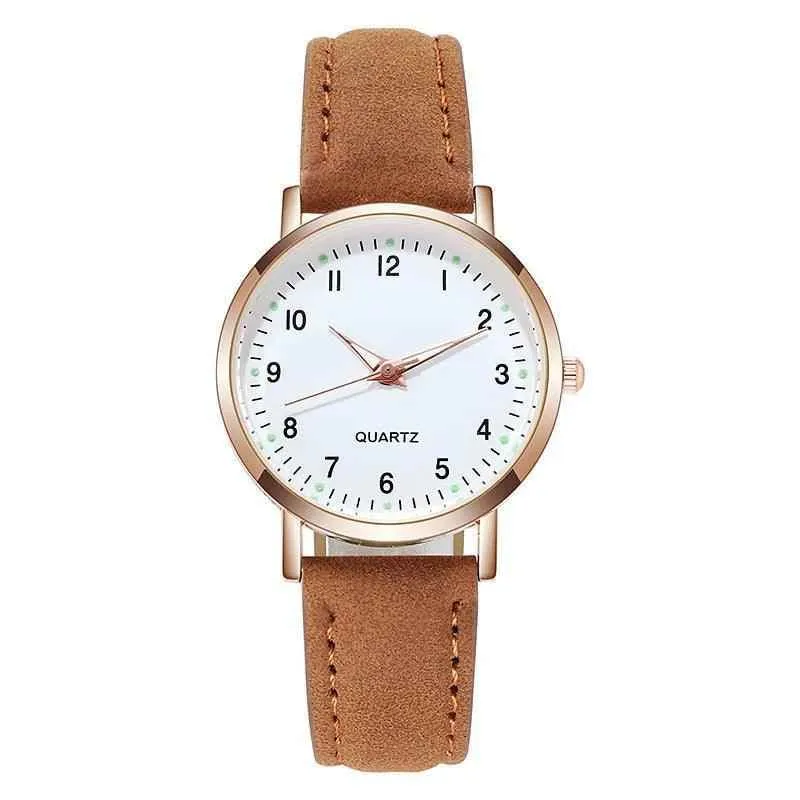 Simple Cheap Watches For Women Vintage Leather Strap Casual Sports Dress Watch