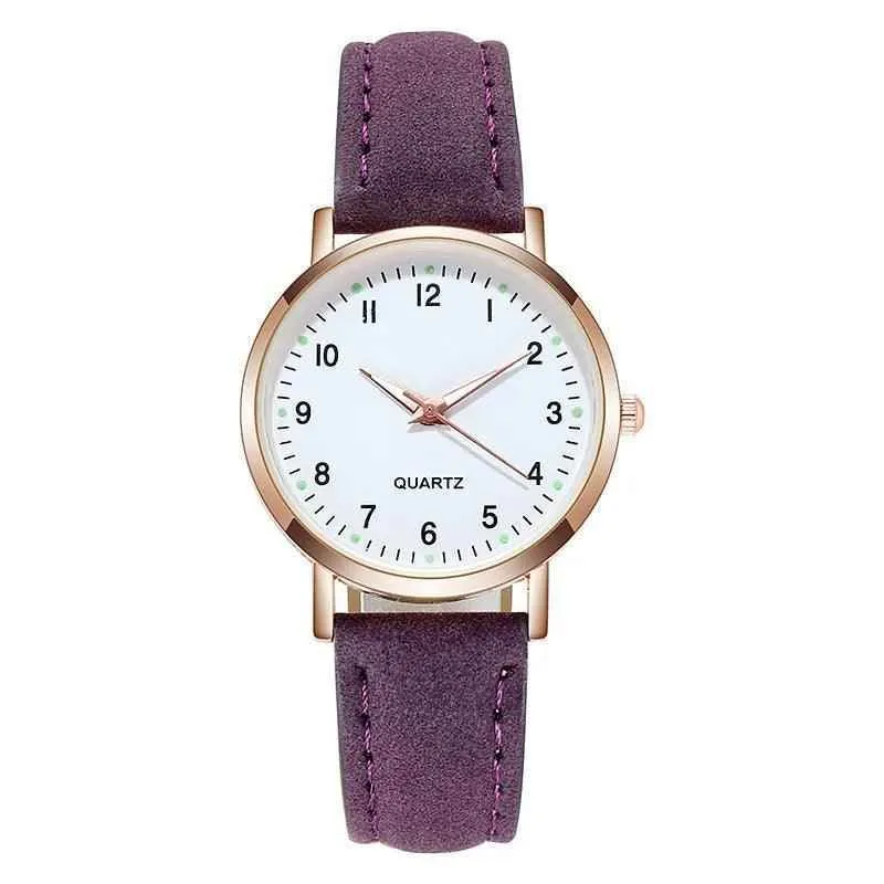 Simple Cheap Watches For Women Vintage Leather Strap Casual Sports Dress Watch