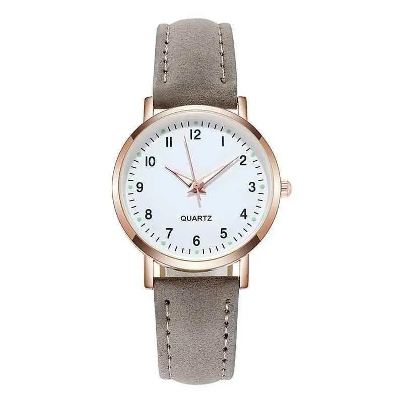 Simple Cheap Watches For Women Vintage Leather Strap Casual Sports Dress Watch