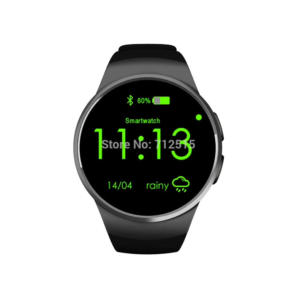 Smart Watch Bluetooth Heart Rate Monitor Support SIM Card for IOS & Android