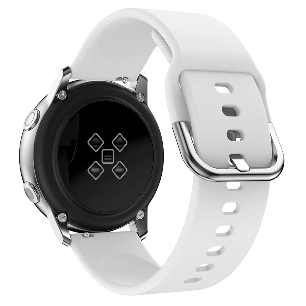 Smartwatch Silikone Rem (20mm) - Hvid