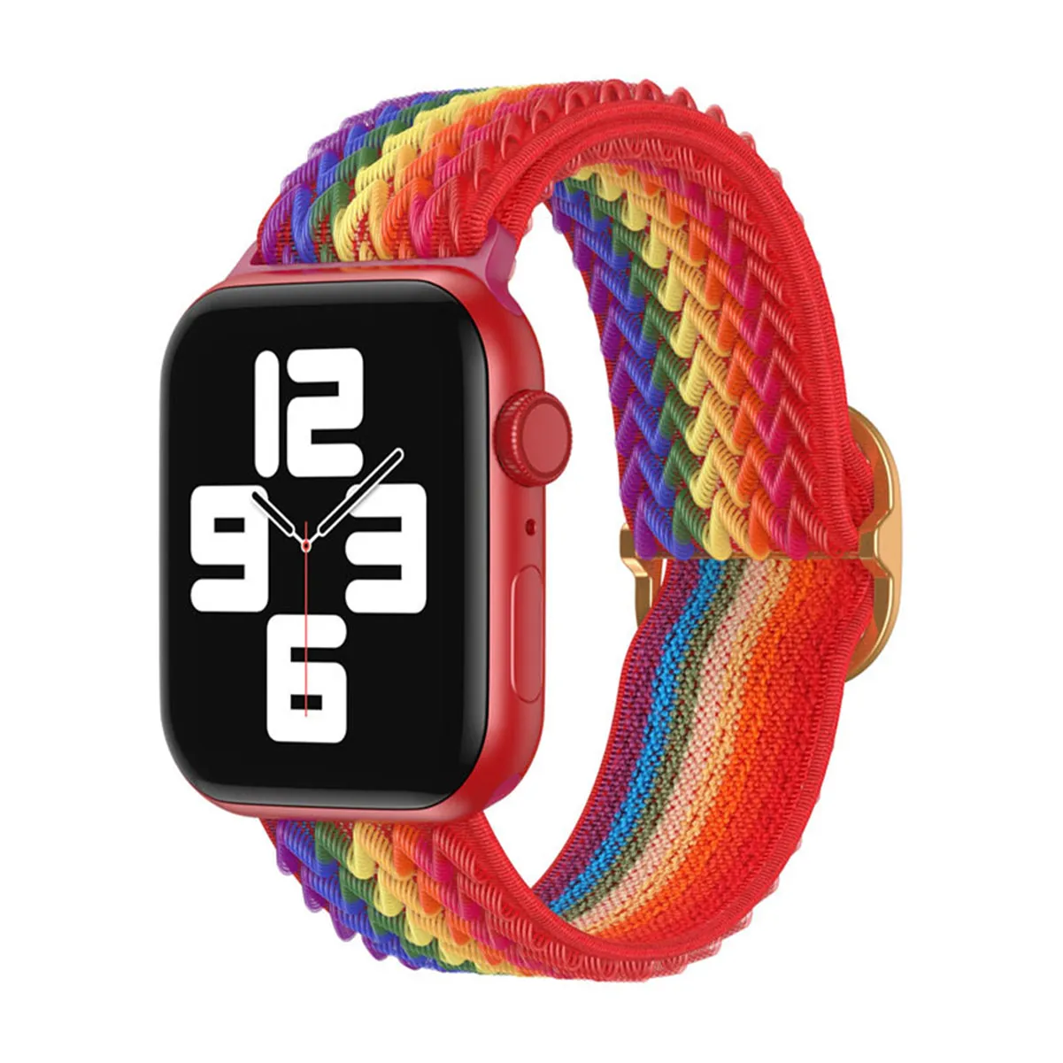 Solo Loop Braided Strap For Apple Watch 42/44/45/49mm- Pride