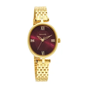 Sonata Maroon Dial Analog Watch for Women-NR8181YM01